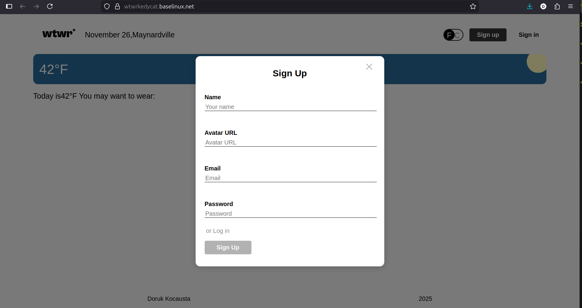 WhatToWear — Personal Outfit Recommendation App