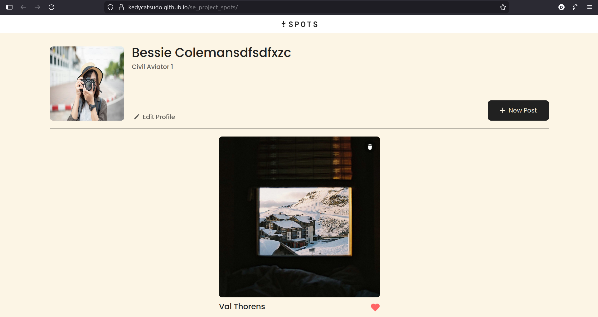 Spots — Social Photo Sharing Platform